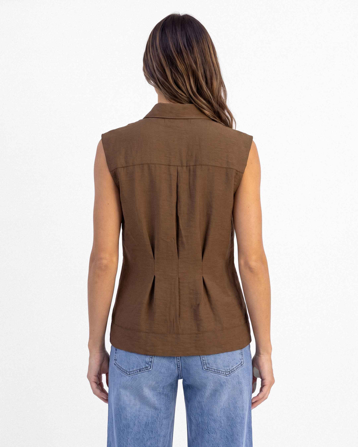 Blusa Kiki Telly, color café