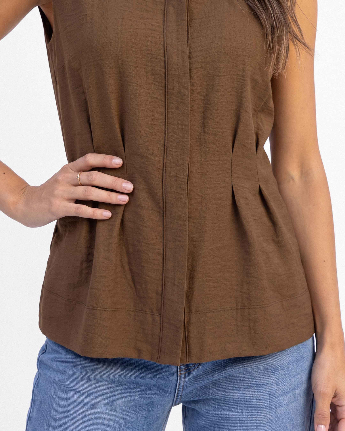 Blusa Kiki Telly, color café
