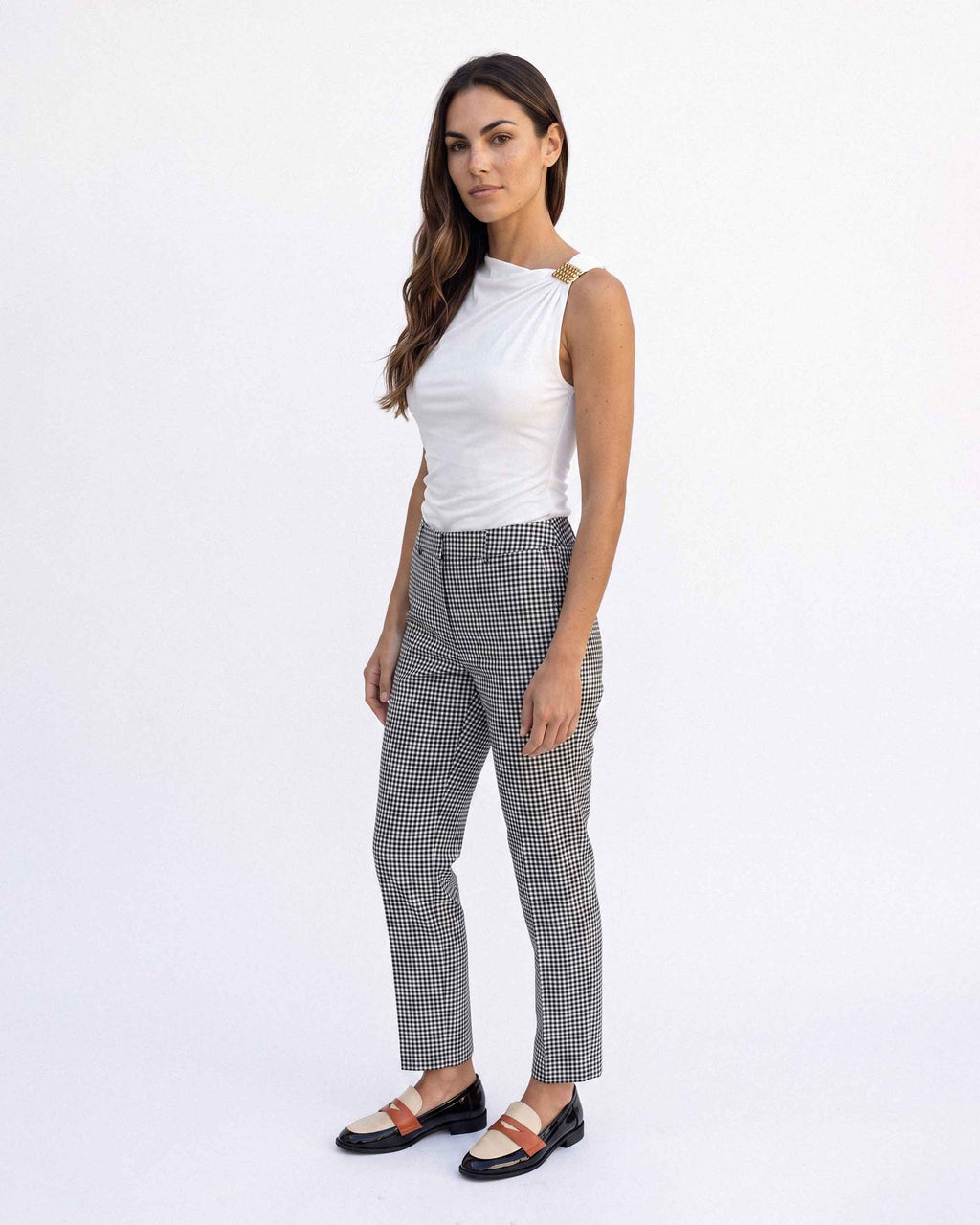 Blusa Básica, color blanco
