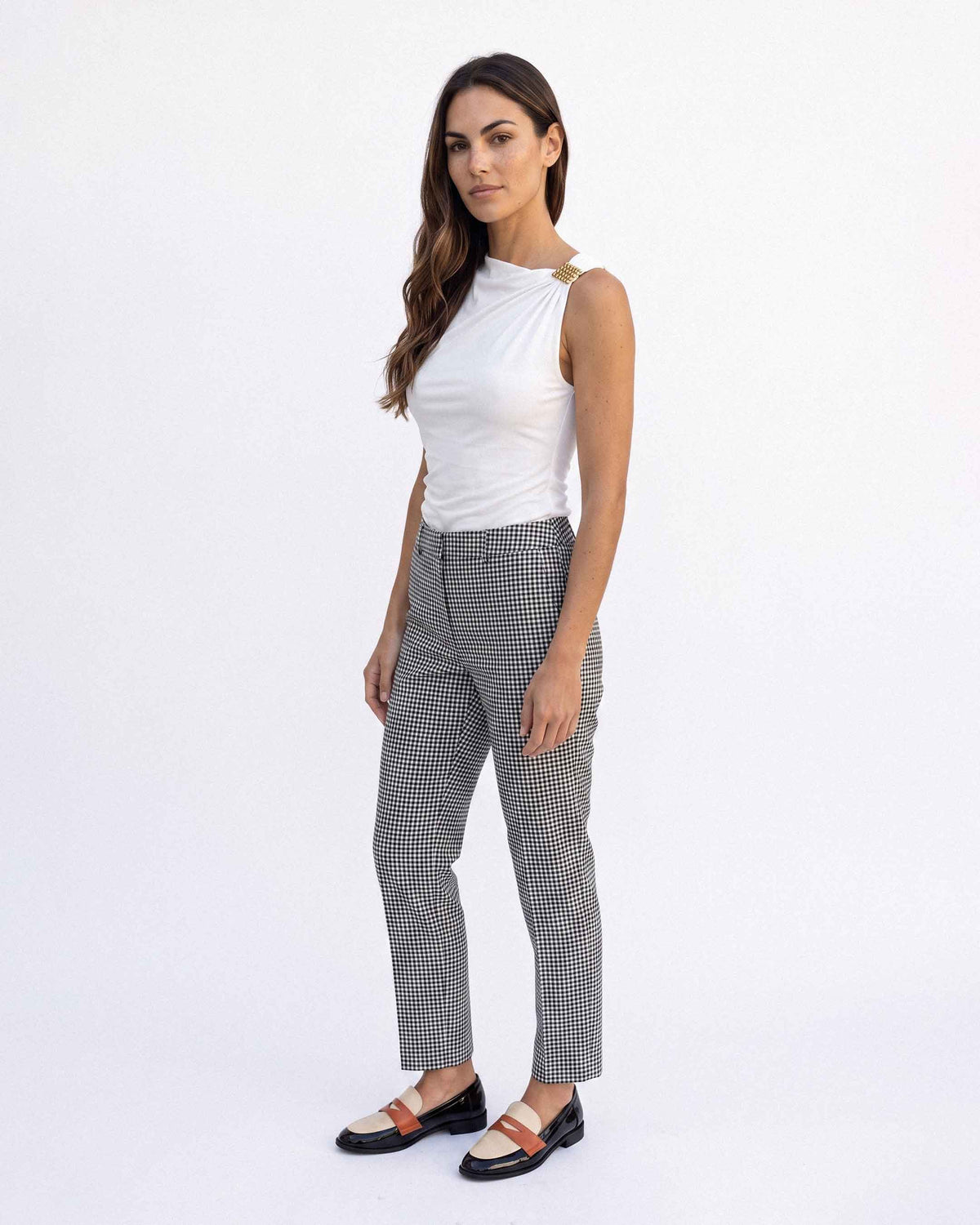 Blusa Básica, color blanco