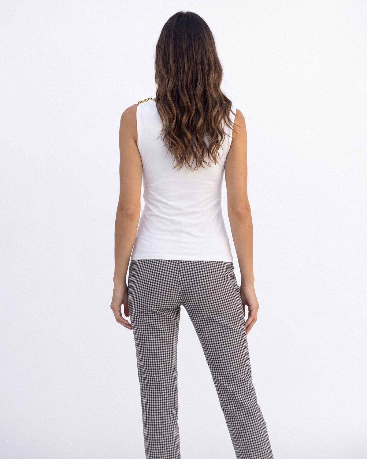 Blusa Básica, color blanco