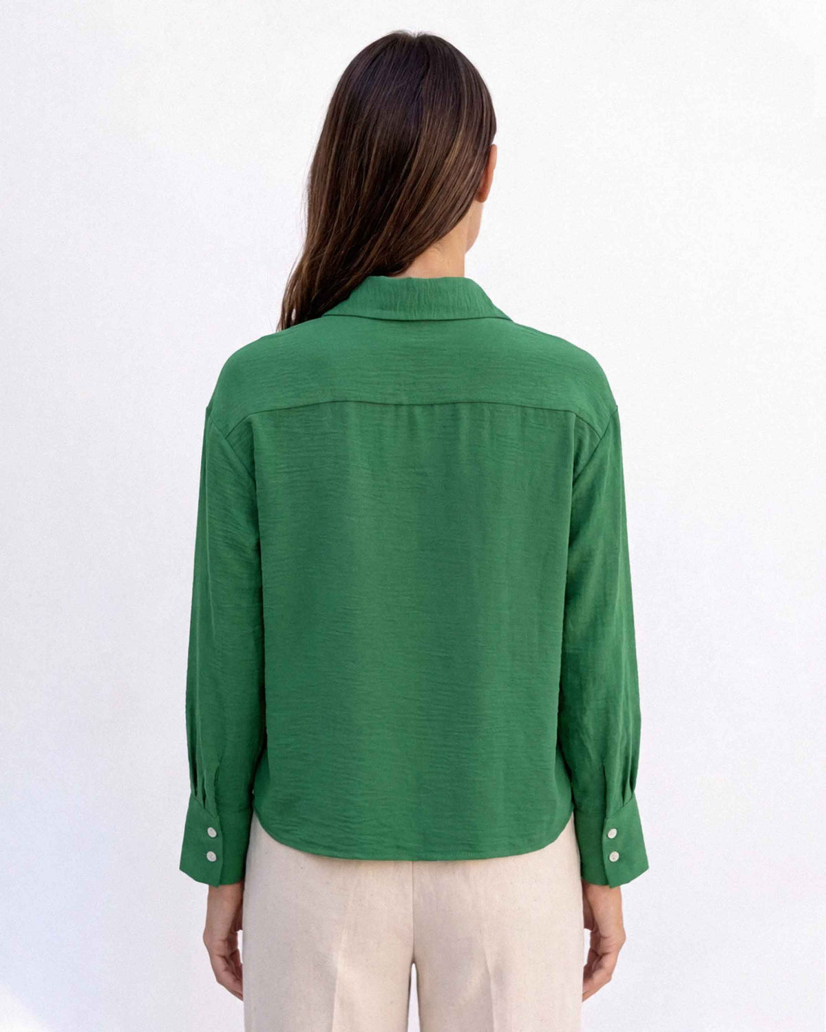 Blusa Topacio Cey, color verde