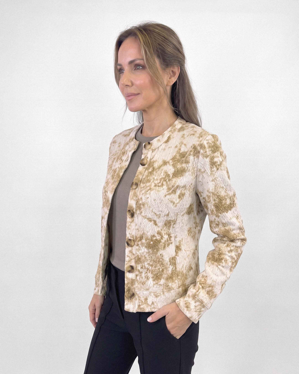 Chaleco Anastassia Camelia Gala, Color Camel