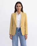 Chaqueta Alana Lino Algodón, color lúcuma