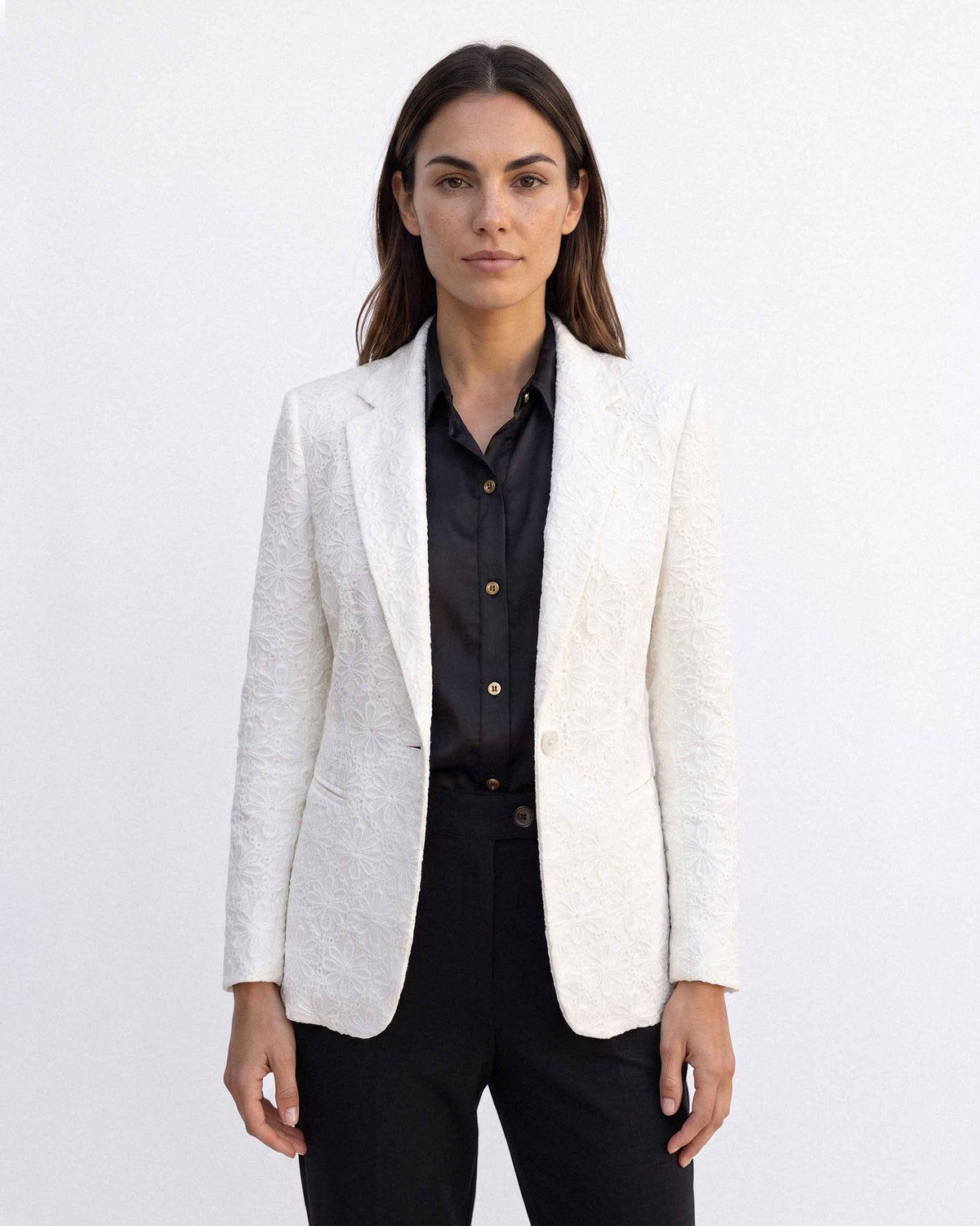 Chaqueta Alondra Marla, color blanco