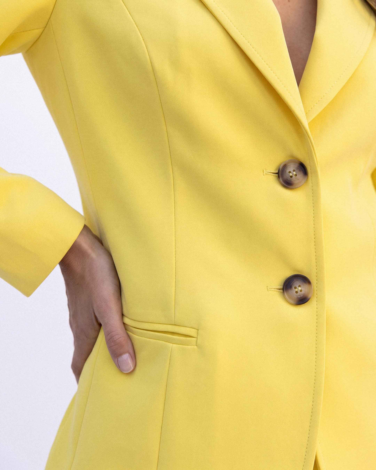 Chaqueta Anany Milan, color amarillo