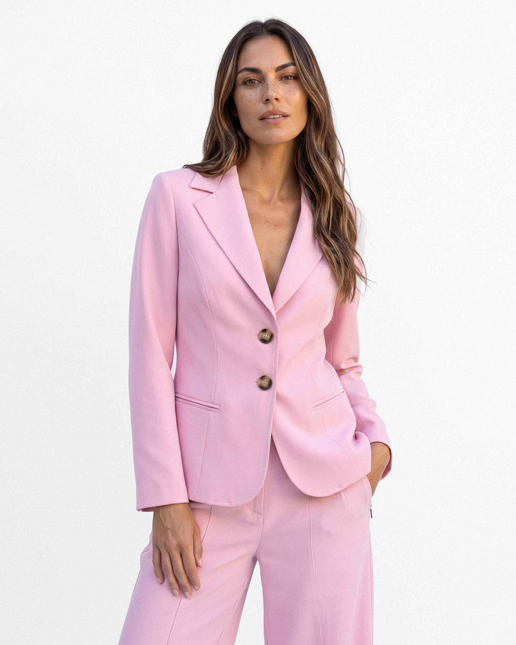 Chaqueta Anany Milan, color rosa