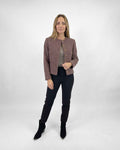 Chaqueta Anastassia Capri Lana, Color Morado
