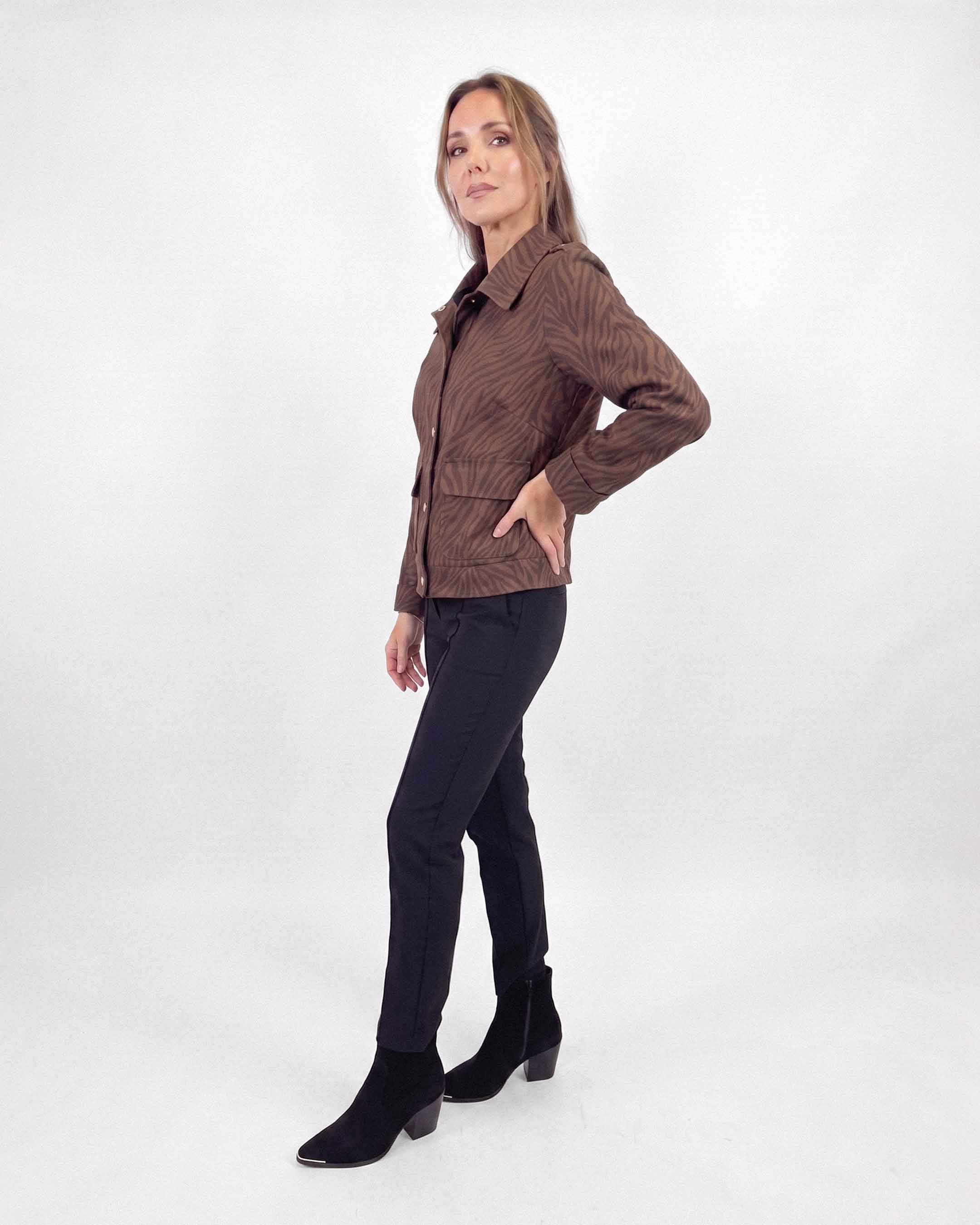 Chaqueta Anastassia Paula Piamonte, Color Café