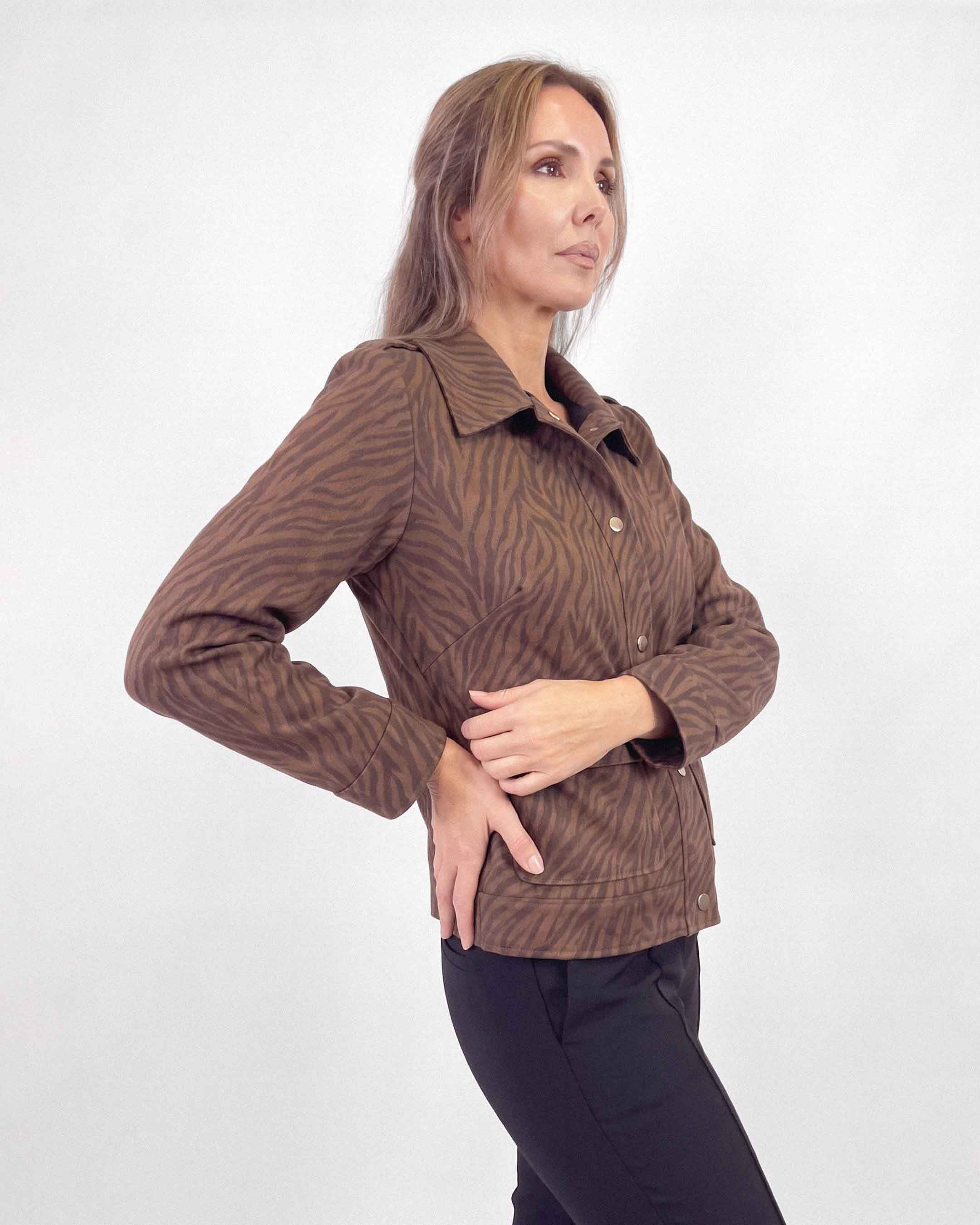 Chaqueta Anastassia Paula Piamonte, Color Café