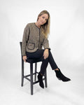 Chaqueta Anastassia Viena Greta, Color Mostaza Gris