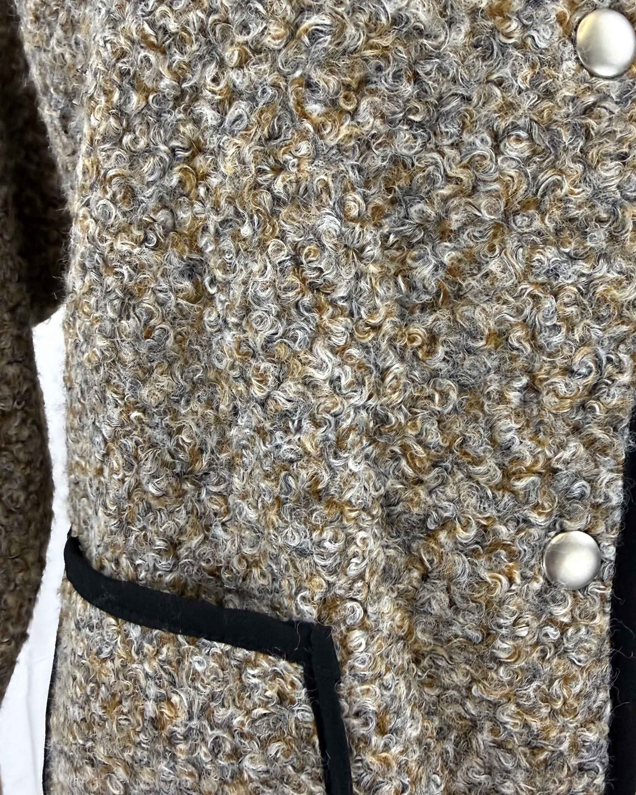 Chaqueta Anastassia Viena Greta, Color Mostaza Gris