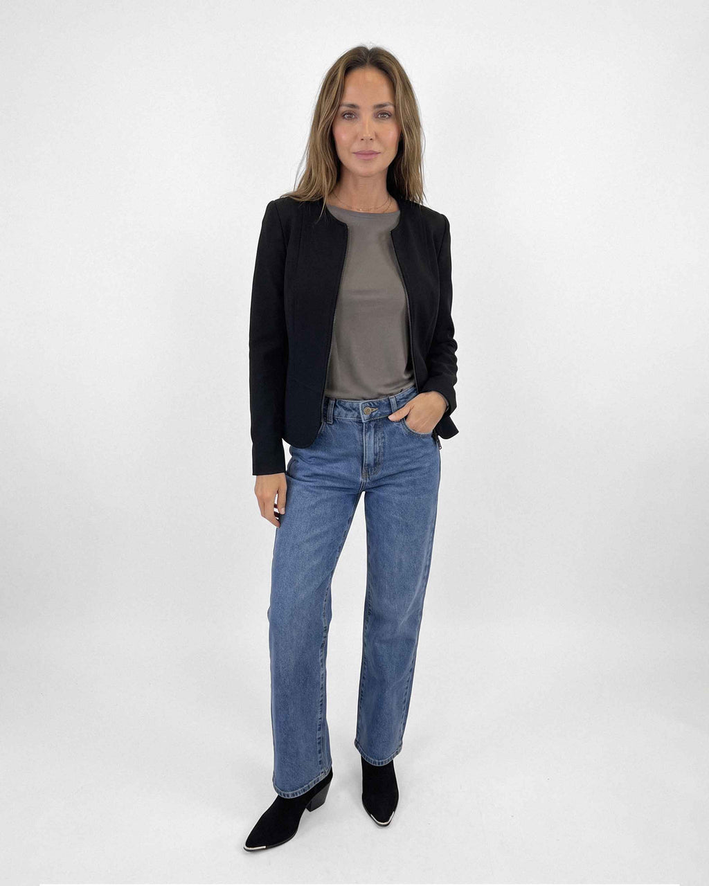 Chaqueta Angelys Vermontt, Color Negro