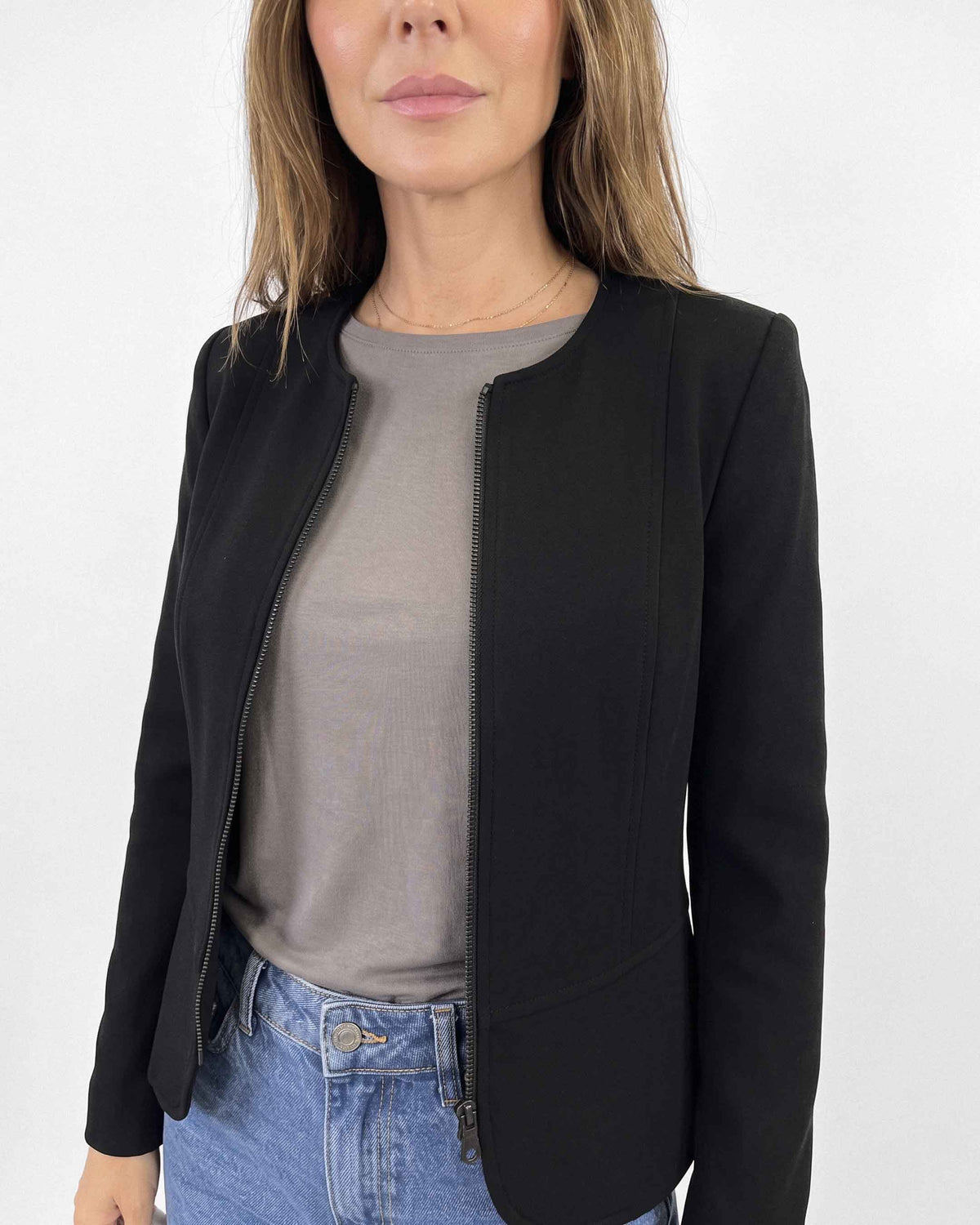 Chaqueta Angelys Vermontt, Color Negro