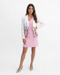 Chaqueta Carmen Milan Flores, color rosa