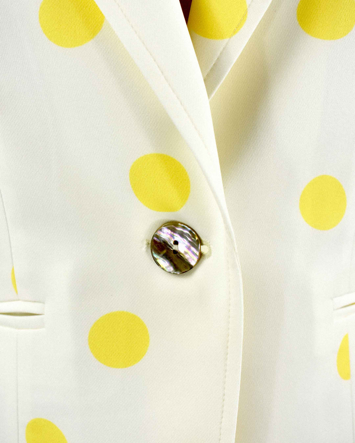 Chaqueta Carmen Milan Lunares, color amarillo