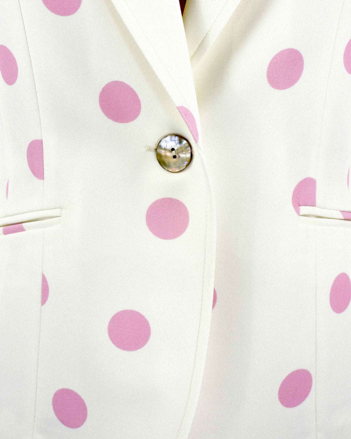 Chaqueta Carmen Milan Lunares, color rosa