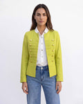 Chaqueta Nápoles Lino Algodón, color pistacho