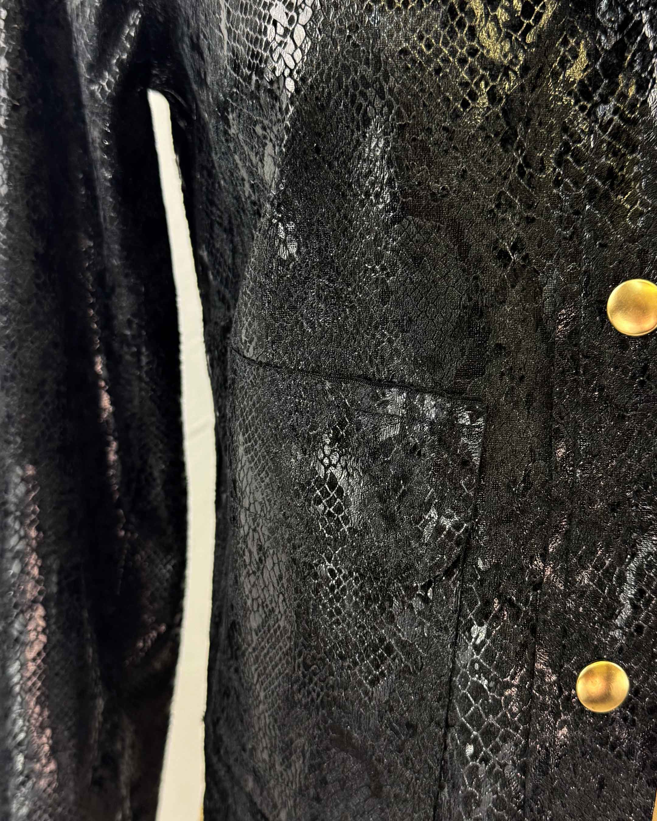 Chaqueta Paula Velvet Negro