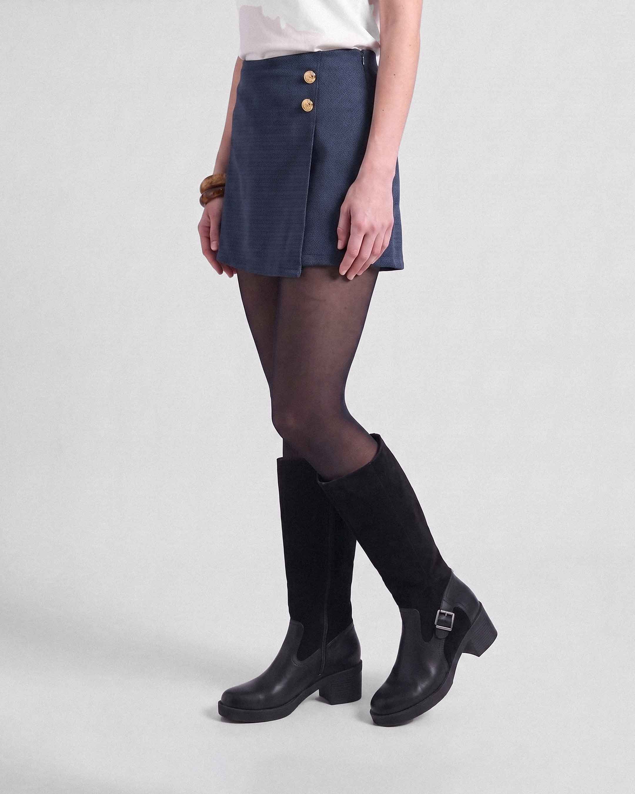 Falda Anastassia Diva Vermont, Color Azul