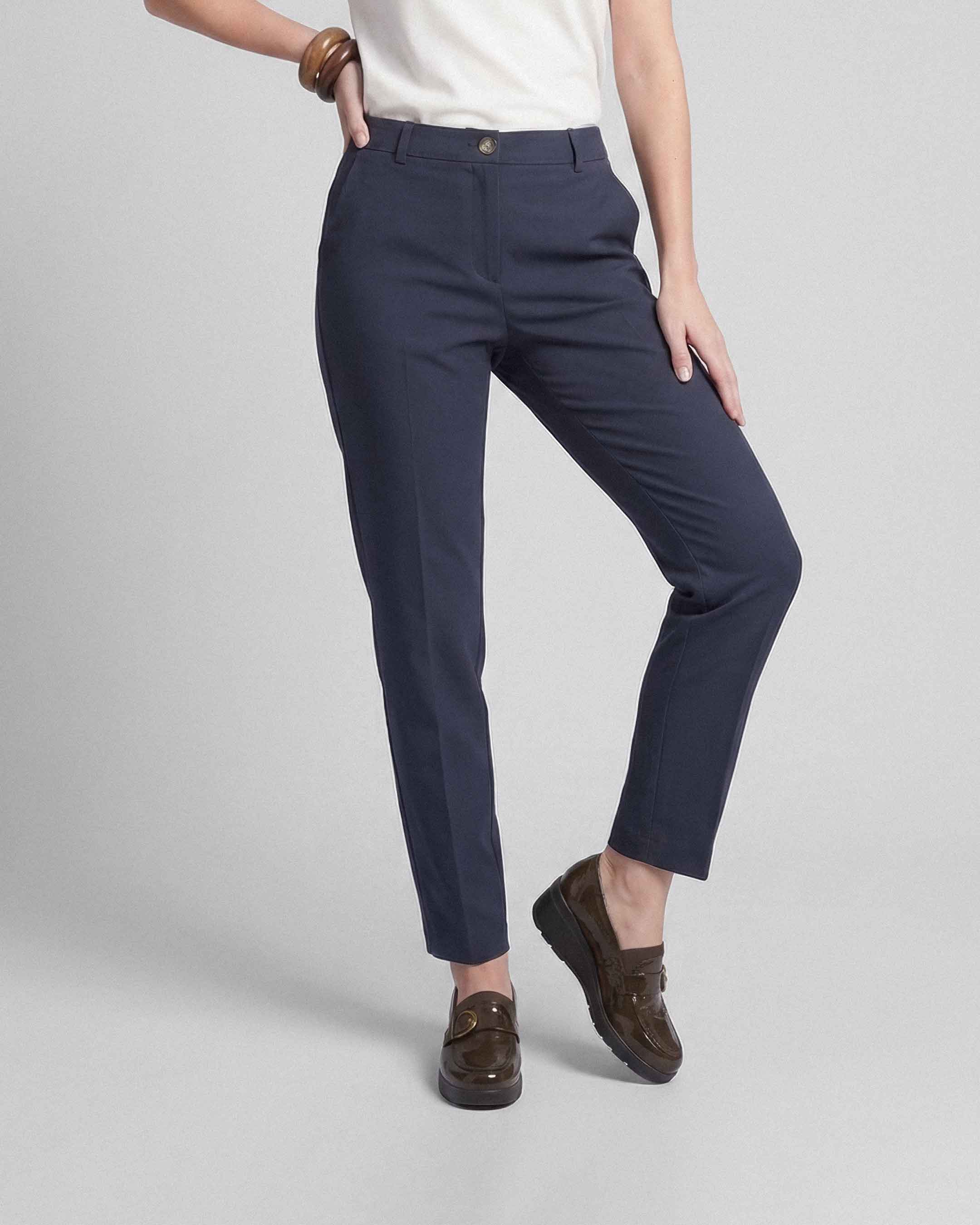 Pantalón Anastassia Cerdeña Lugo, Color Marino