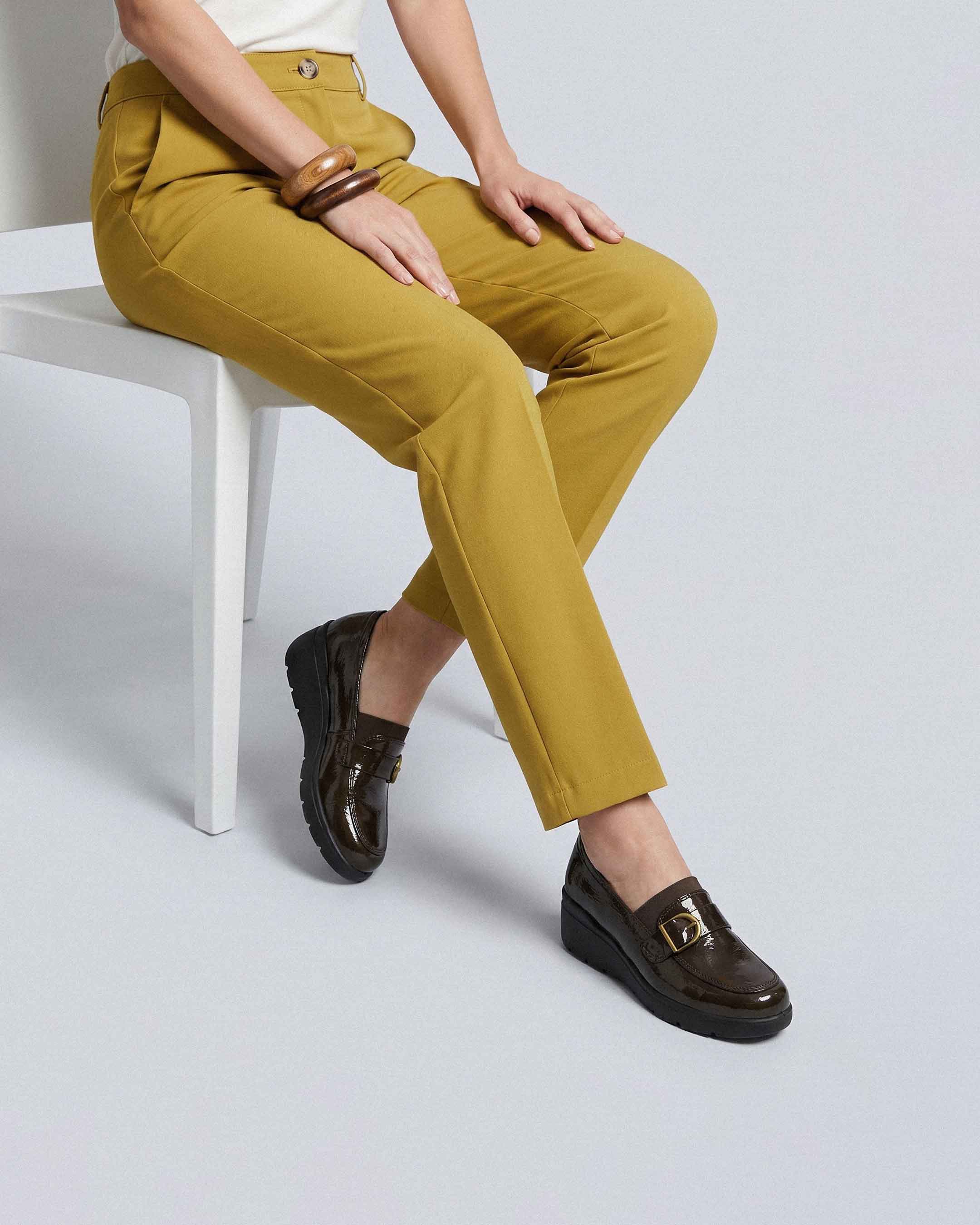 Pantalón Anastassia Cerdeña Lugo, Color Mostaza