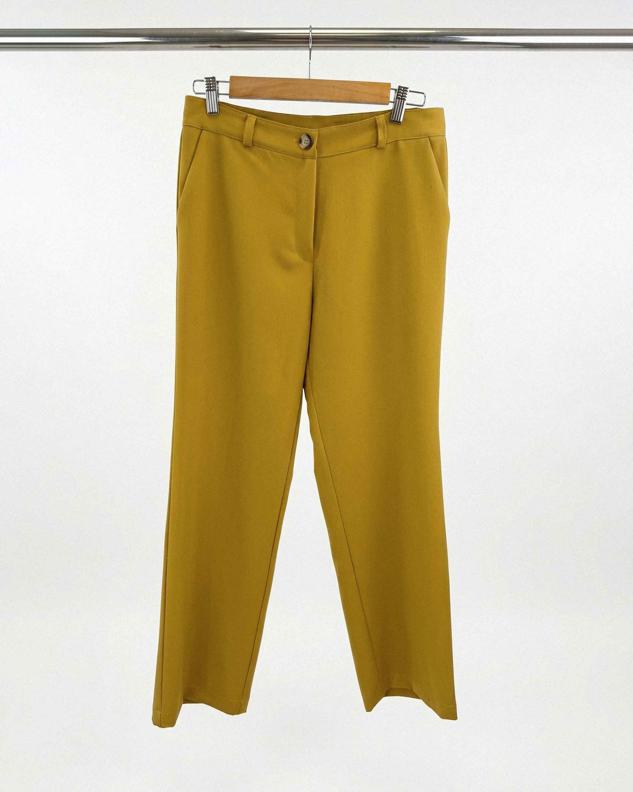 Pantalón Anastassia Cerdeña Lugo, Color Mostaza