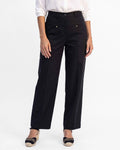 Pantalón Split Sabana, color negro