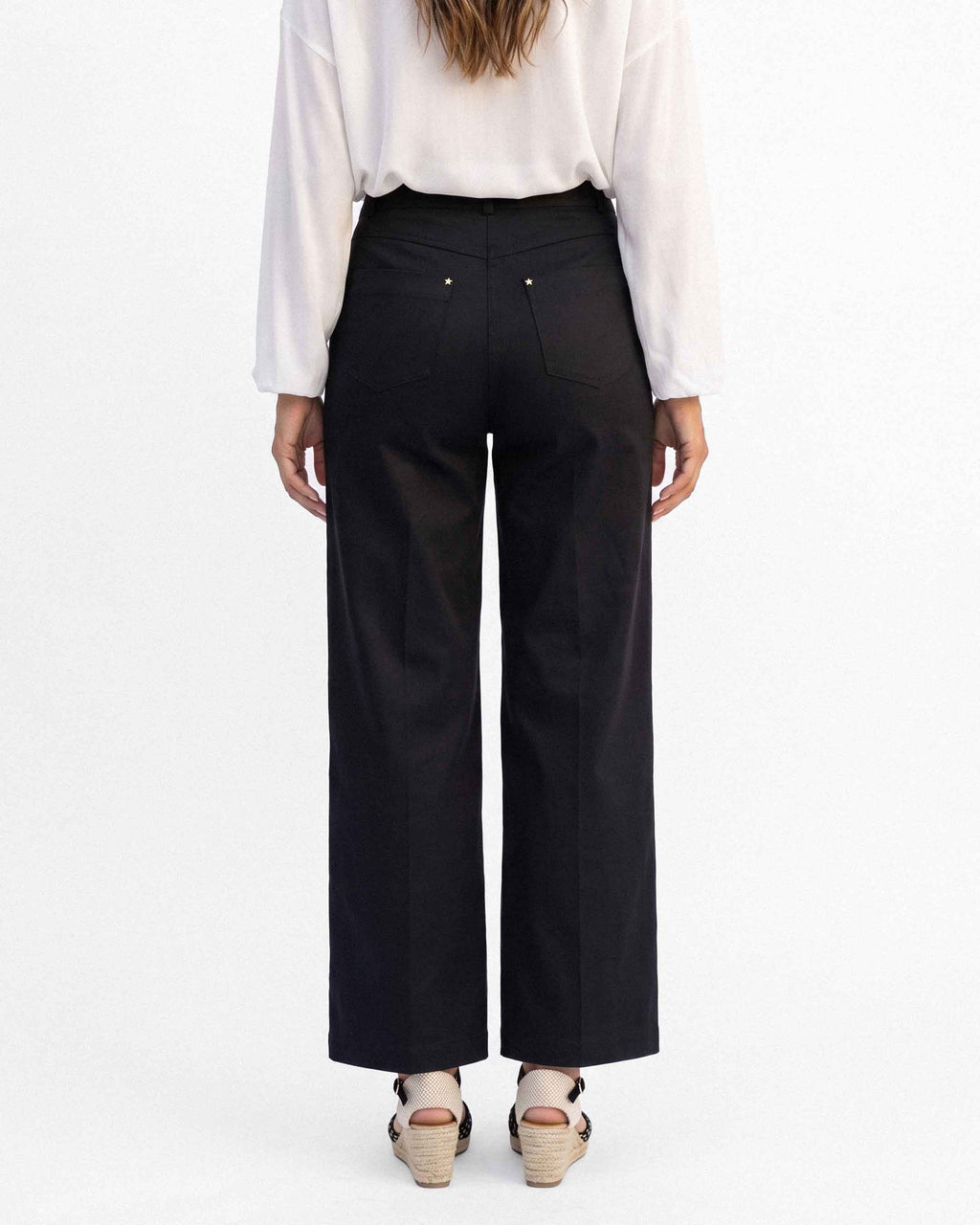 Pantalón Split Sabana, color negro