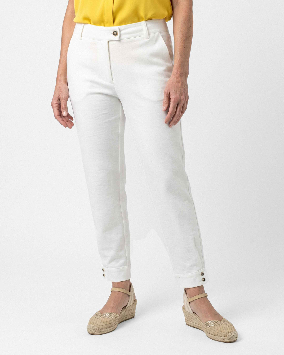 Pantalón Cerdeña Twill ZH, color blanco