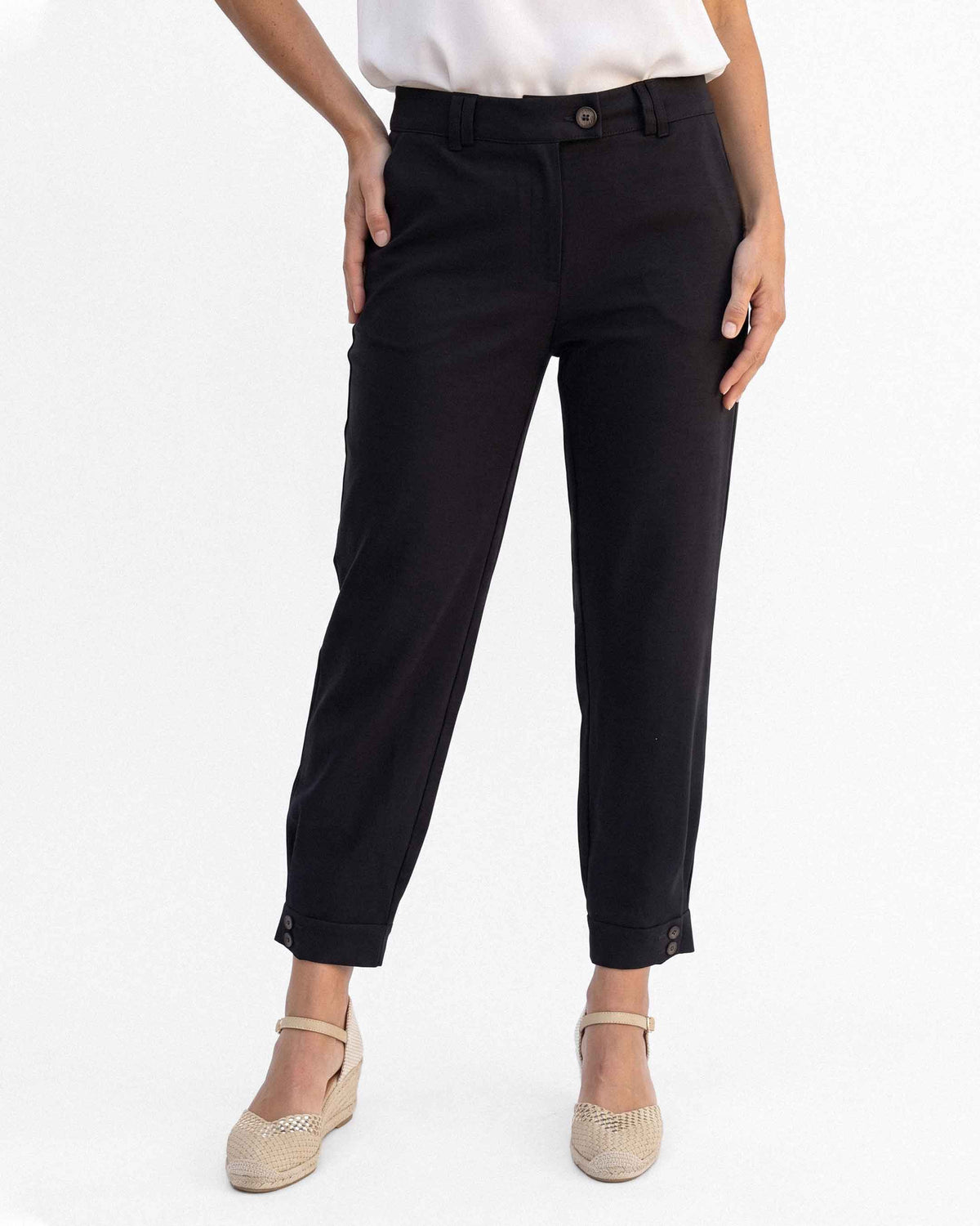 Pantalón Cerdeña Twill ZH, color negro
