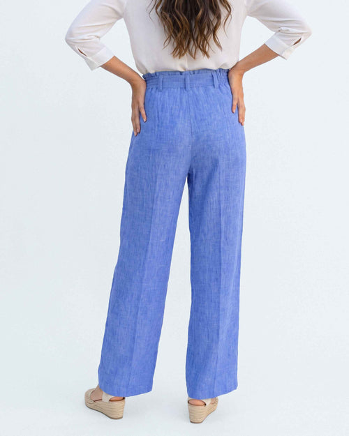 Pantalón Claudia Kenia, color índigo