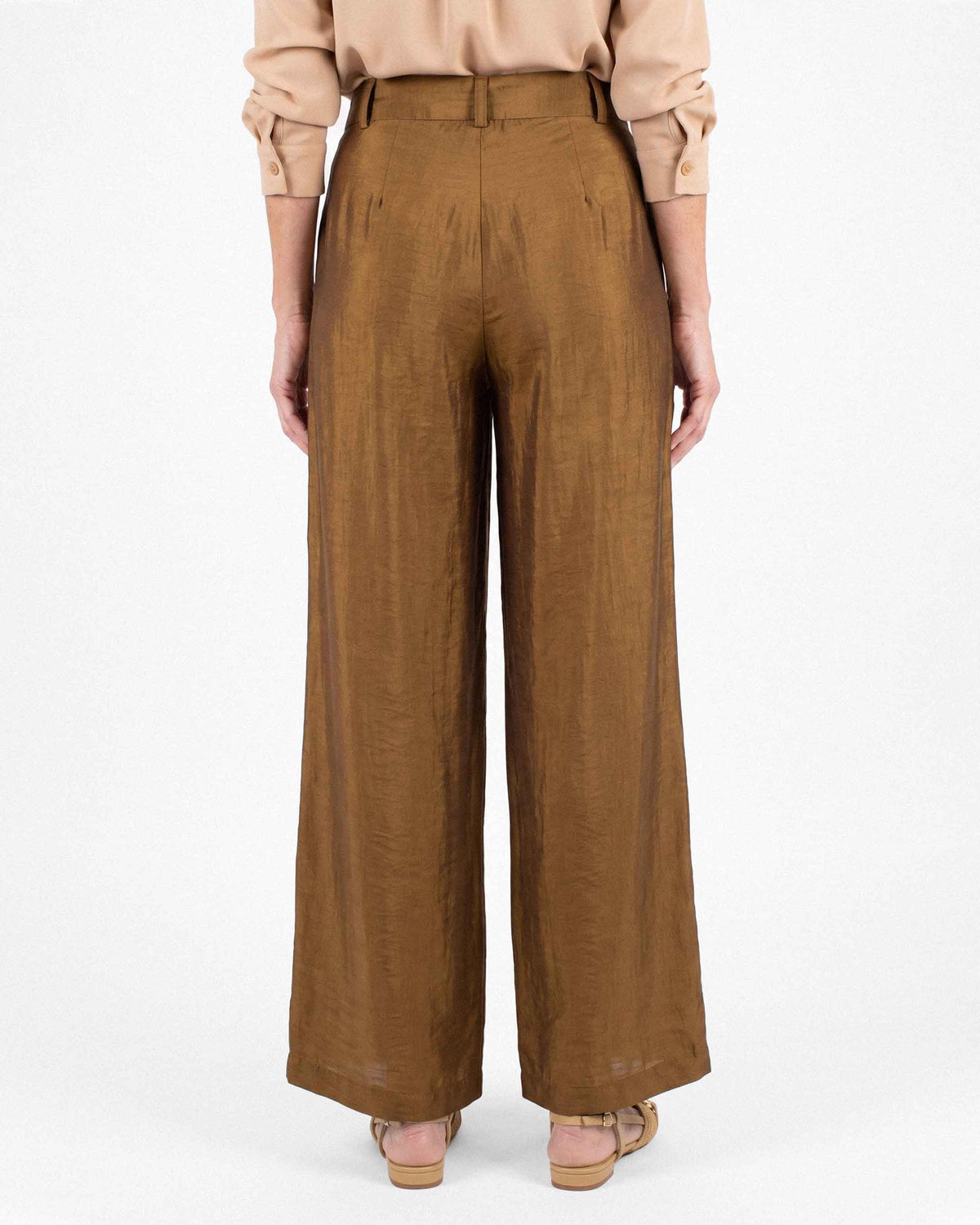 Pantalón Galdana Join Life, color tabaco