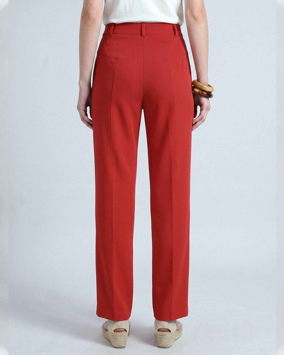 Pantalón Puglia Pandora, color rojo