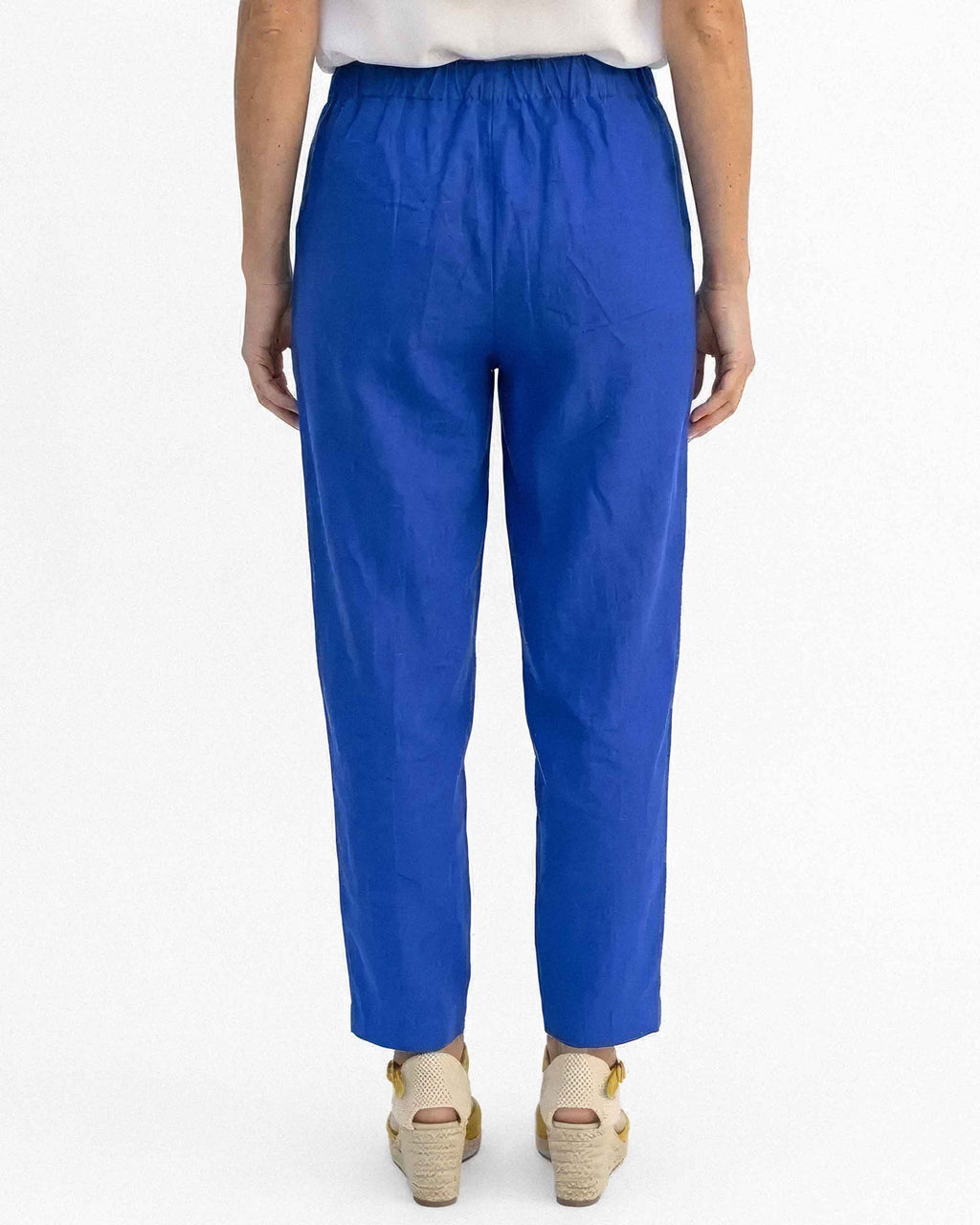 Pantalón Zuna Lino Algodón, color azulino