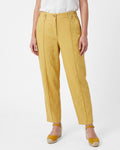 Pantalón Zuna Lino Algodón, color lúcuma