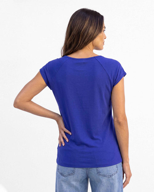 Polera Analia Vic, color azul