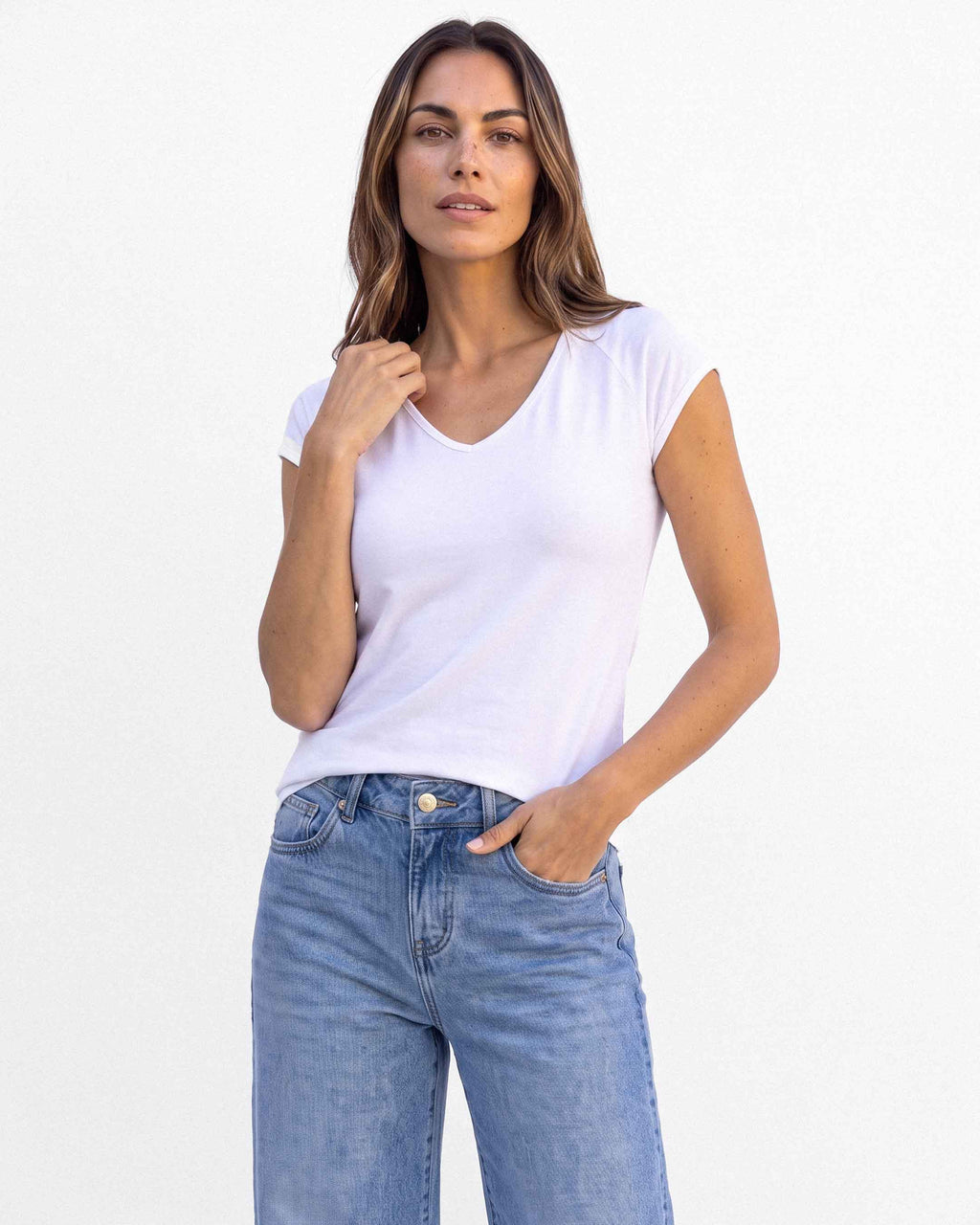 Polera Analia Vic, color blanco