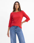 Polera Nazal San Remo, color rojo