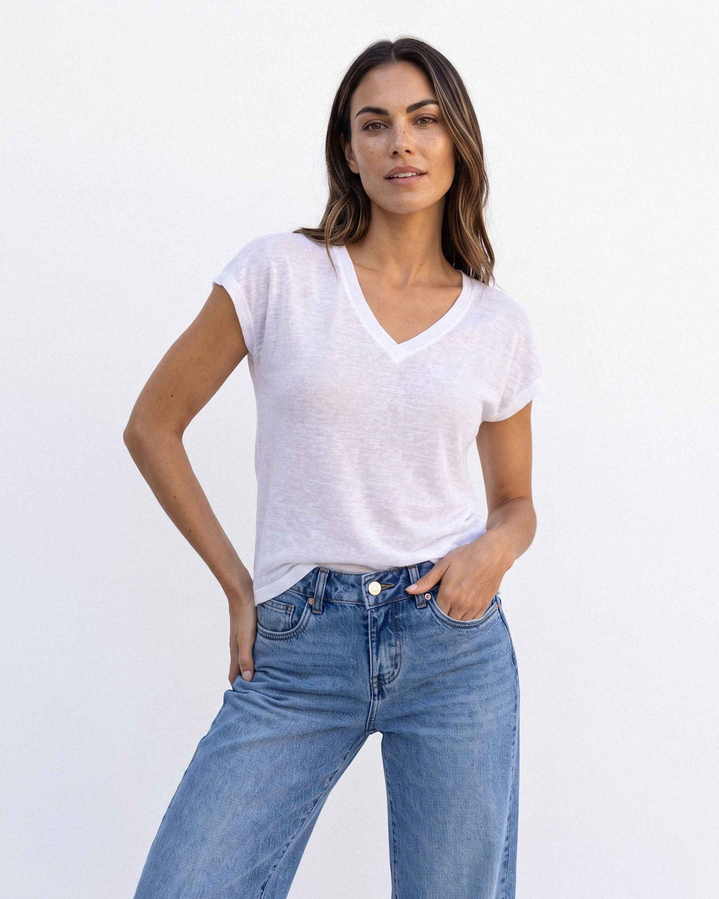 Polera Simply Flame, color crudo
