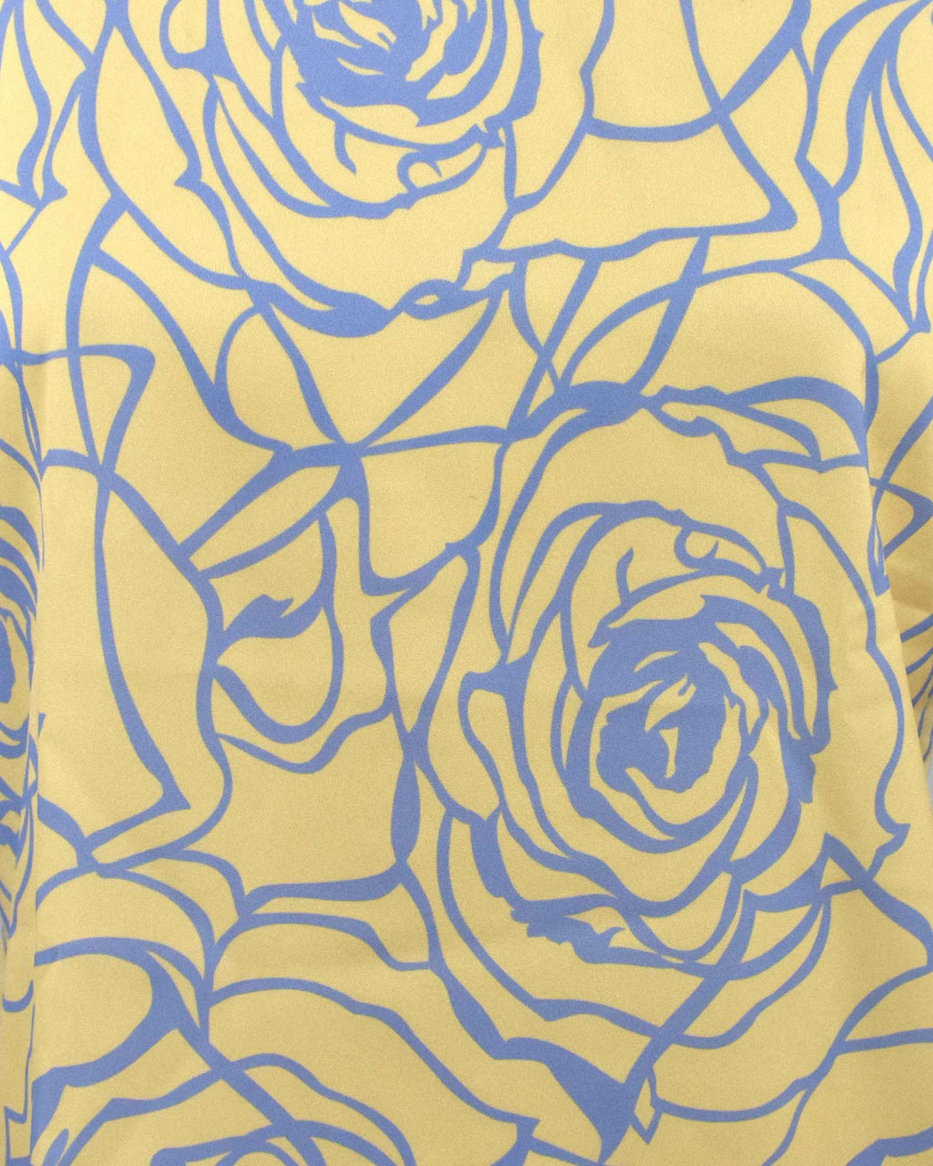 Polera Symor Agra Estampado, color celeste y amarillo
