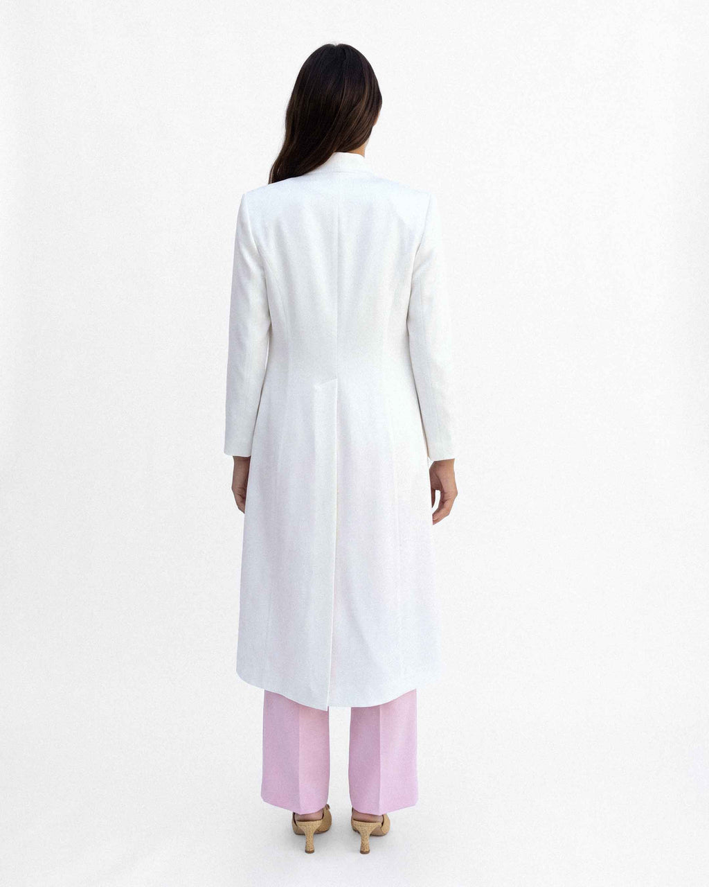 Trench Teba Bliss, color blanco