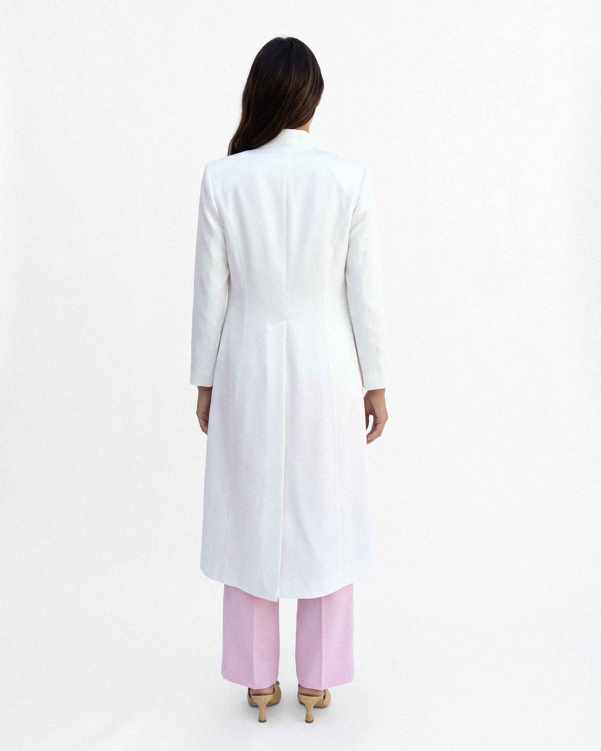 Trench Teba Bliss, color blanco