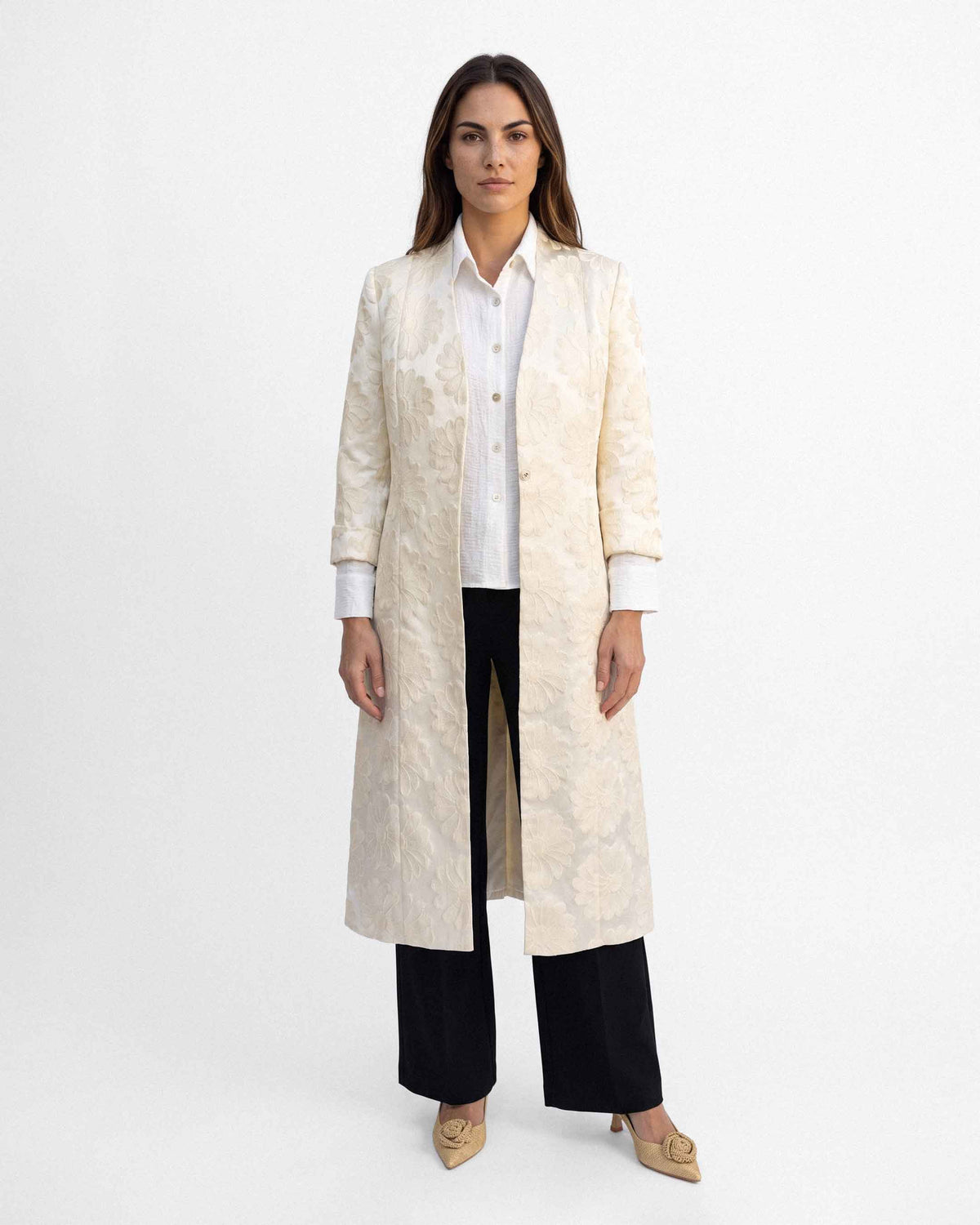 Trench Teba, color crudo