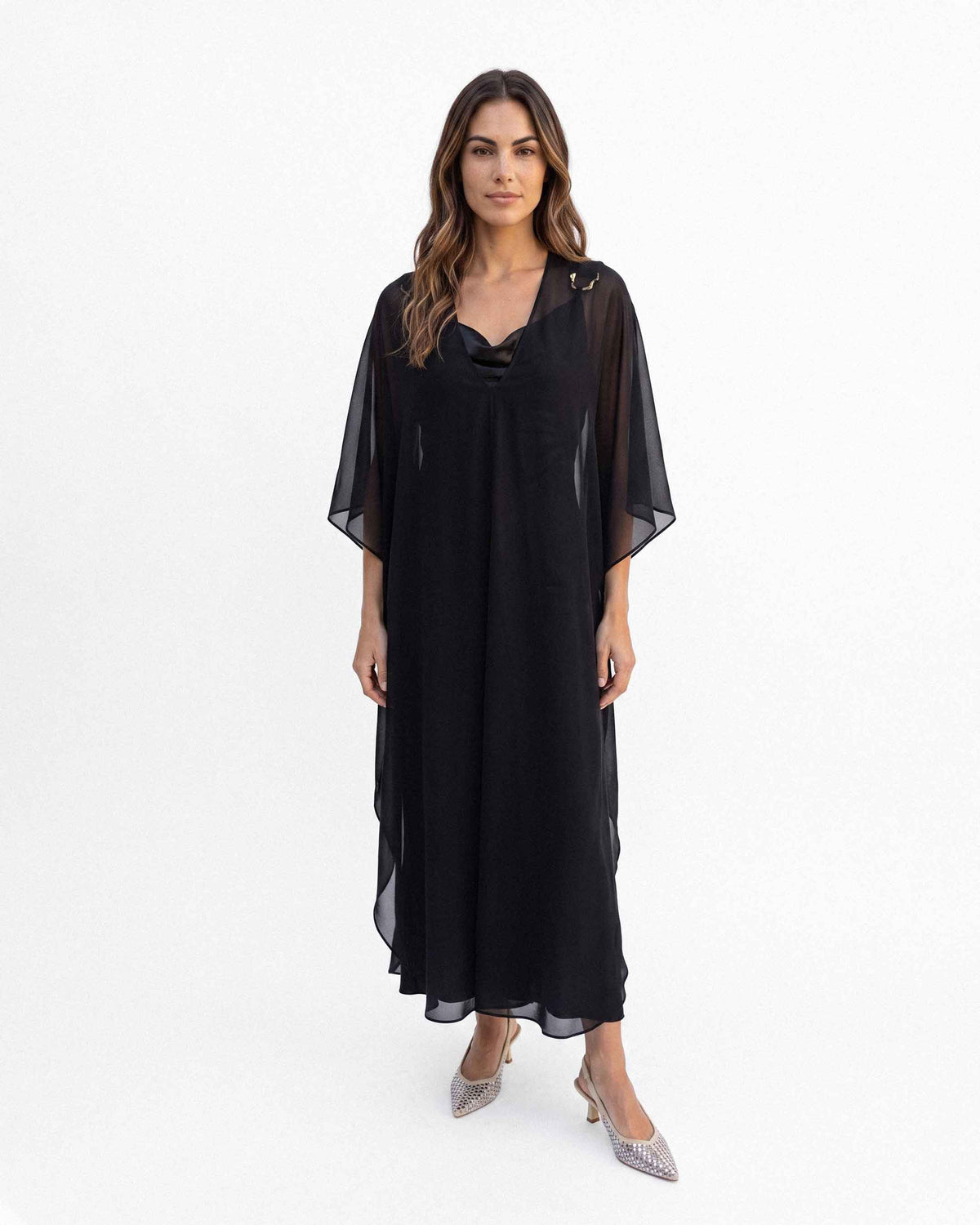 Vestido Argollas, color negro